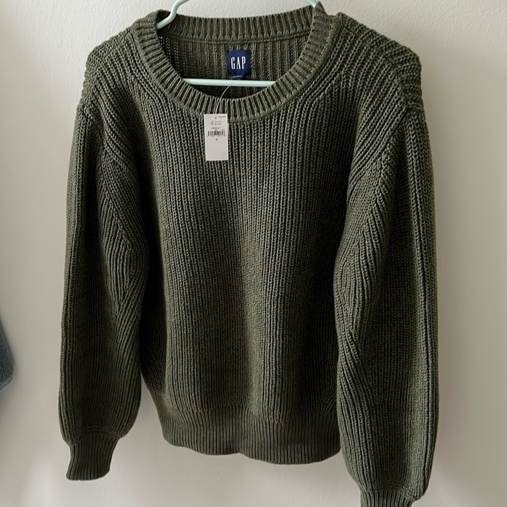NEW GAP shaker stitch sweater
